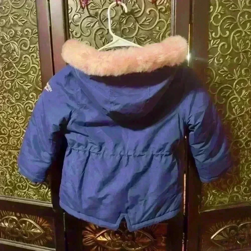 Oshkosh Hooded Snow Jacket 4T Navy Pink